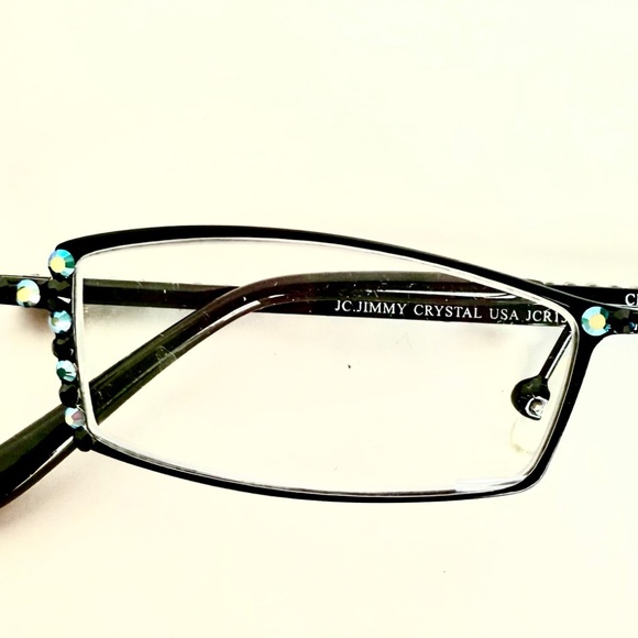 JC. Jimmy Swarovski Crystal Reading Glasses +1.50 - Picture 3 of 13